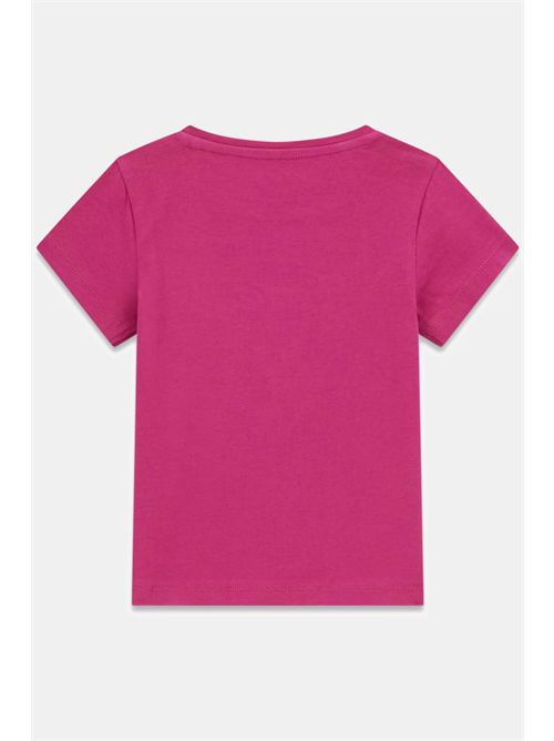 T-shirt con logo in paillettes GUESS | K6GI08K6YW4/G4A2